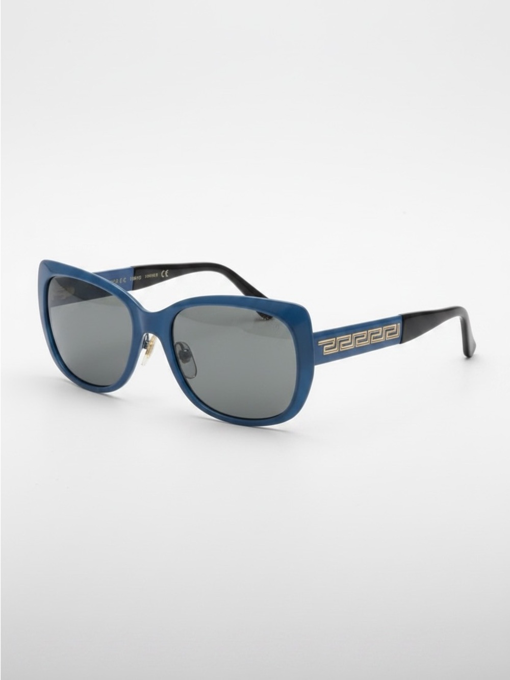 Rare Vintage Versace X99/P 65M
Blue Cat Eye Oval Sunglasses
Made in Italy
